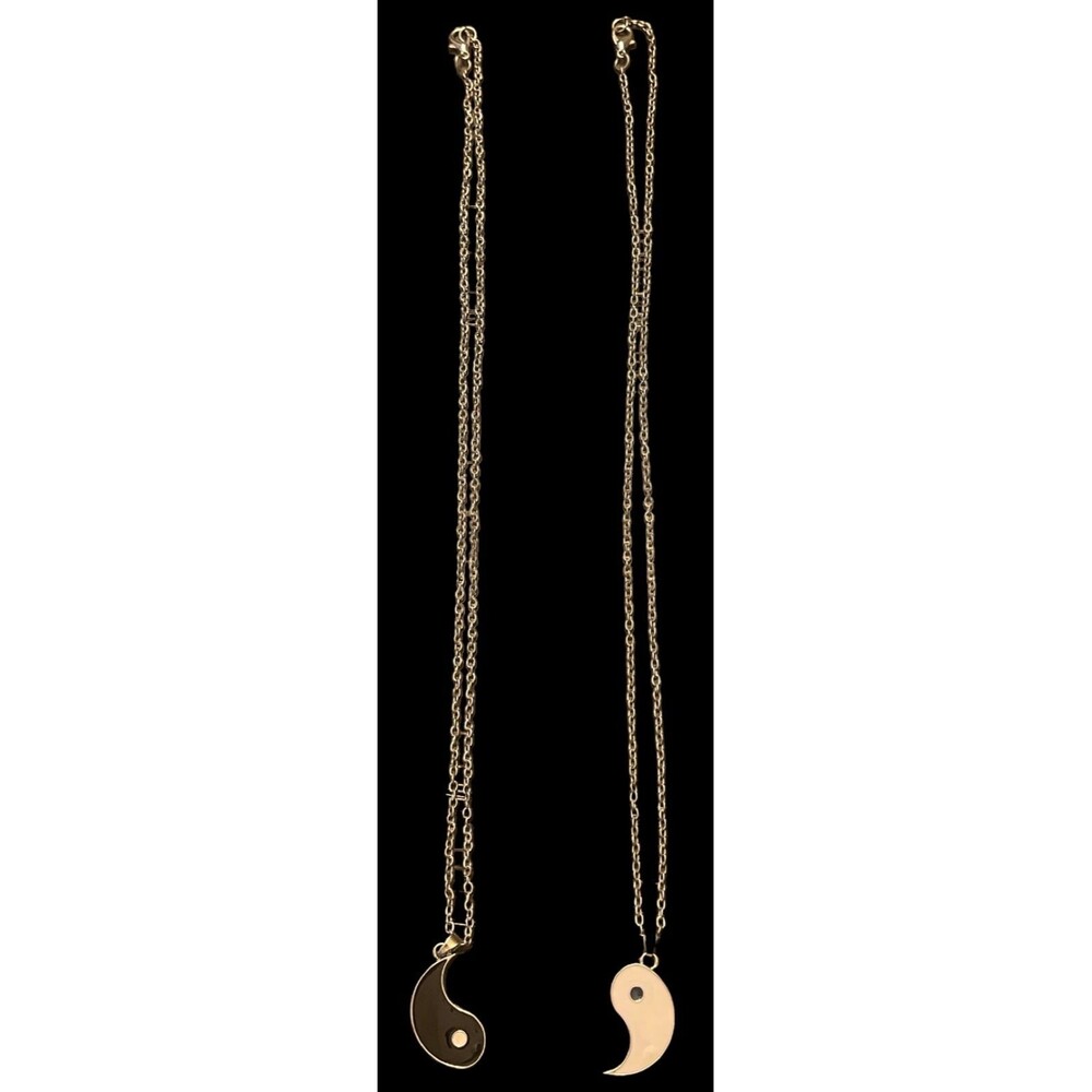 Yin and Yang friendship necklaces